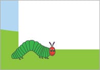The Very Hungry Caterpillar Notepaper