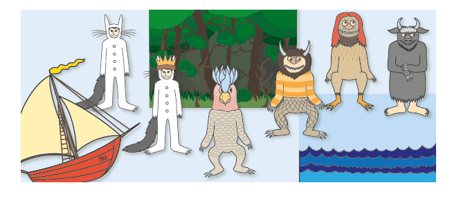 ‘Where The Wild Things Are’ Story Cut-Outs
