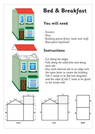 3D Model Building: B & B| Craft Activities For Kids