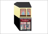 3D Model Building: Clothes Shop