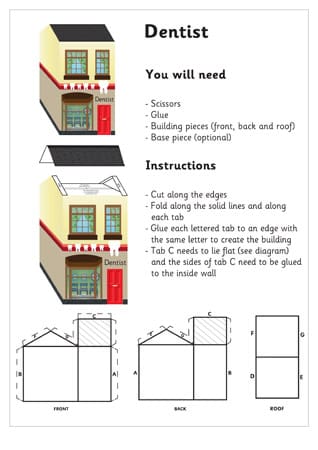 3D Model Building: Dentist | Craft Activities For Kids