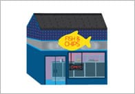 3D Model Building: Fish and Chip Shop