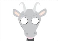 Three Billy Goats Gruff Role-Play Masks