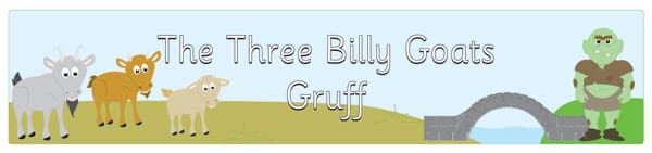 Three Billy Goats Gruff Display Banners
