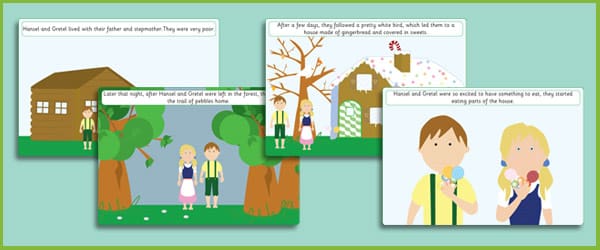 Hansel and Gretel Story Sequencing Cards