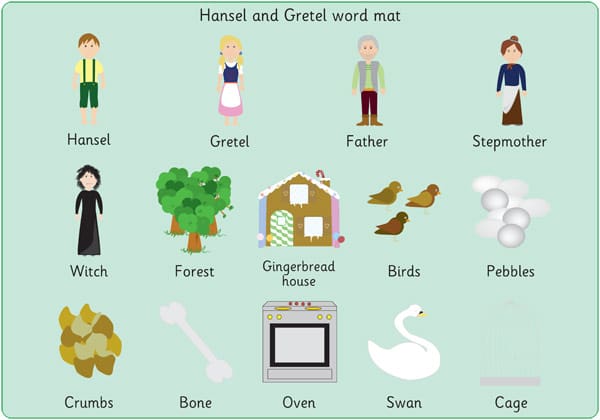 Hansel and Gretel Word Mats