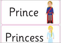 The Princess and the Pea Keyword Cards