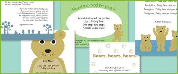 Early Years Bear Poetry