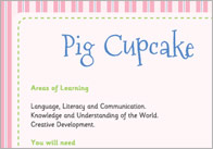 Pig Cupcakes – Three Little Pigs Activity