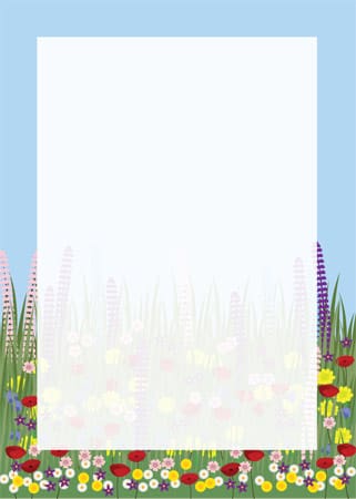 Wildflower Notepaper