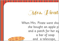 Mrs Pirate – Illustrated Poem