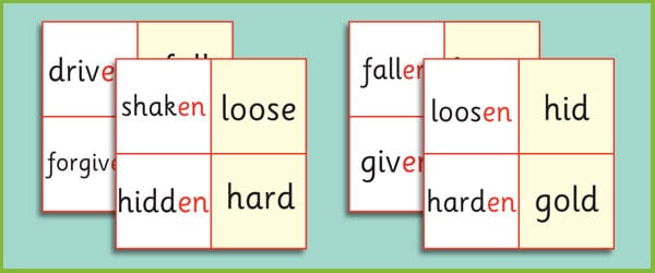 Phase 6 'en' Suffix Loop Cards