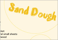 Sand Dough Craft Activity