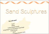 Sand Sculptures Craft Activity