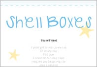 Shell Boxes Craft Activity