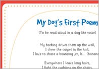 My Dog’s First Poem
