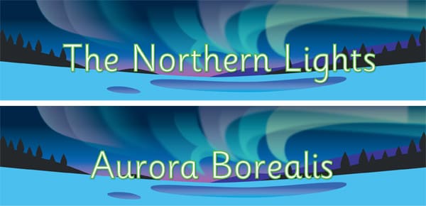 Northern Lights / Aurora Borealis Poster