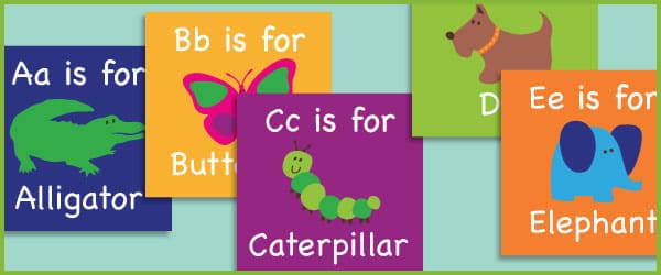 Animal Alphabet Flashcards