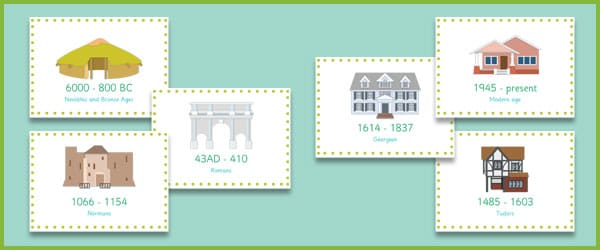 Historical Buildings Flash Cards