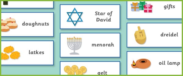 Hanukkah Topic Cards