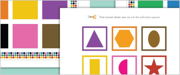 2D Shapes Colour Matching Game