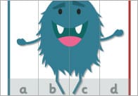 Monster Alphabet Puzzles