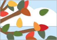 Autumn Leaves Counting Board Game