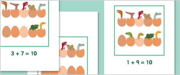 Dinosaur Egg Number Bonds