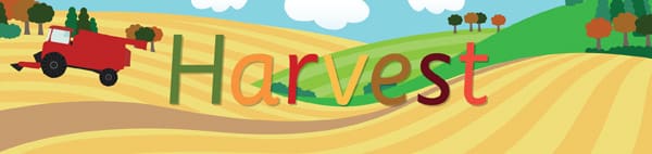 Large Harvest Display Poster