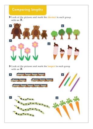 Comparing Lengths Worksheet