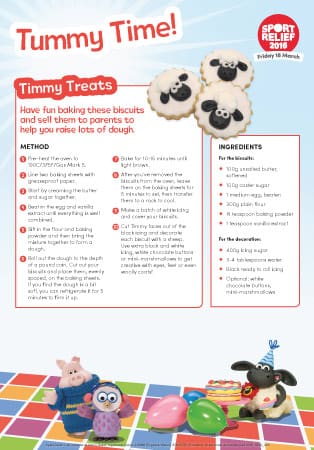 Sport Relief 2016: Recipes For Tummy Time