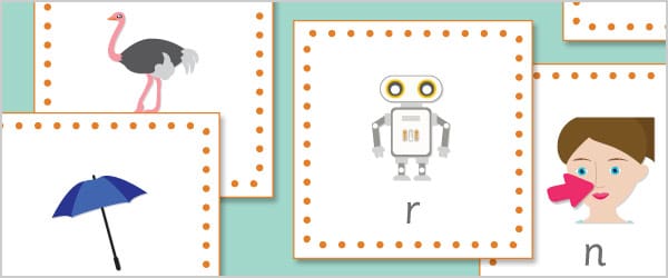 Phoneme / Grapheme 15cm Bee-Bot Cards
