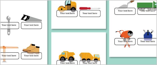 Construction Self-Registration Labels