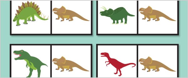 Dinosaur Dominoes