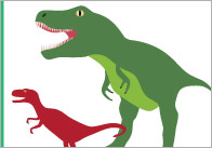 Dinosaur Size Comparison Cards