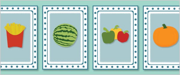 Food Snap Cards / Matching Pairs