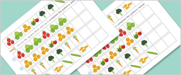 Fruit and Vegetable Sequences and Patterns