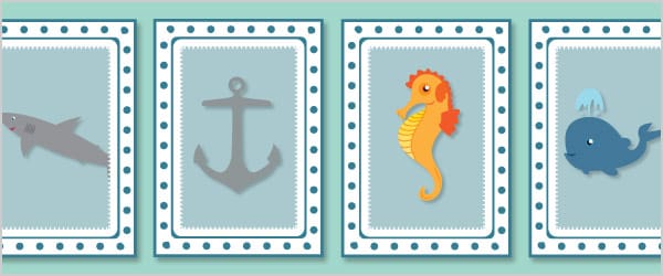 Under the Sea Snap Cards / Matching Pairs