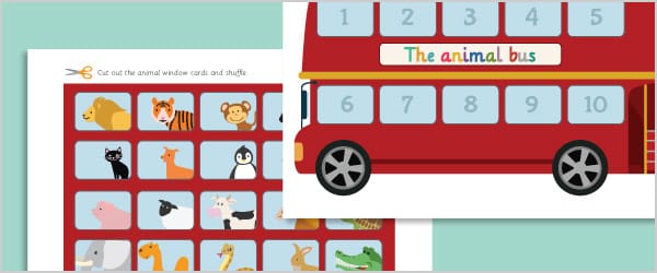 Animal Bus Addition / Subtraction