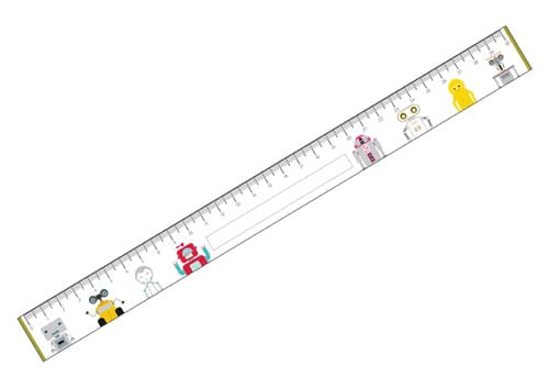 Robots Printable Rulers