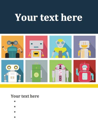 Robot Editable Poster