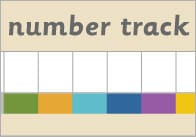 Simple Blank Number Tracks