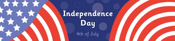 Independence Day Display Banner