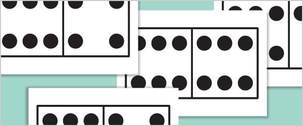 Large A4 Irregular Dominoes