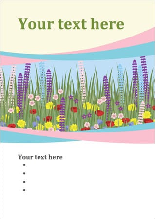 Editable Floral Summer Poster