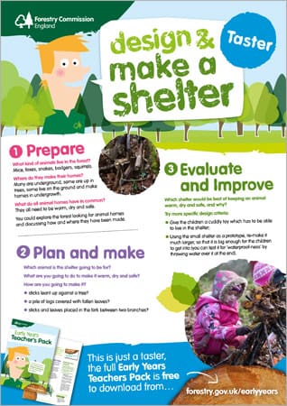 Design and Make a Shelter Lesson Plan Taster