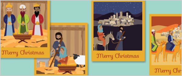 Nativity Card Designs / Template