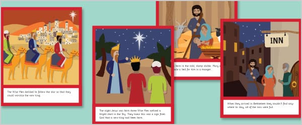 Nativity Story Sequencing Activity (Long Version)