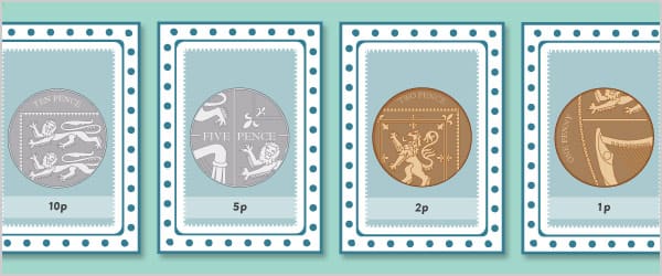 British Coin Snap Cards / Matching Pairs