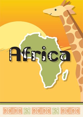 Africa A4 Poster